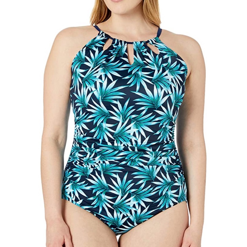 NWOT Coastal Blue One Piece Bathing Suit